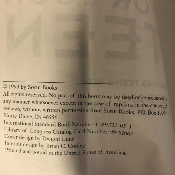 NEW Unused Paperback Book 10 Best Gifts For Your Teen by Patt & Steve Saso - Picture 9 of 9